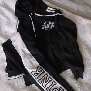 Black n white PINK VS Set